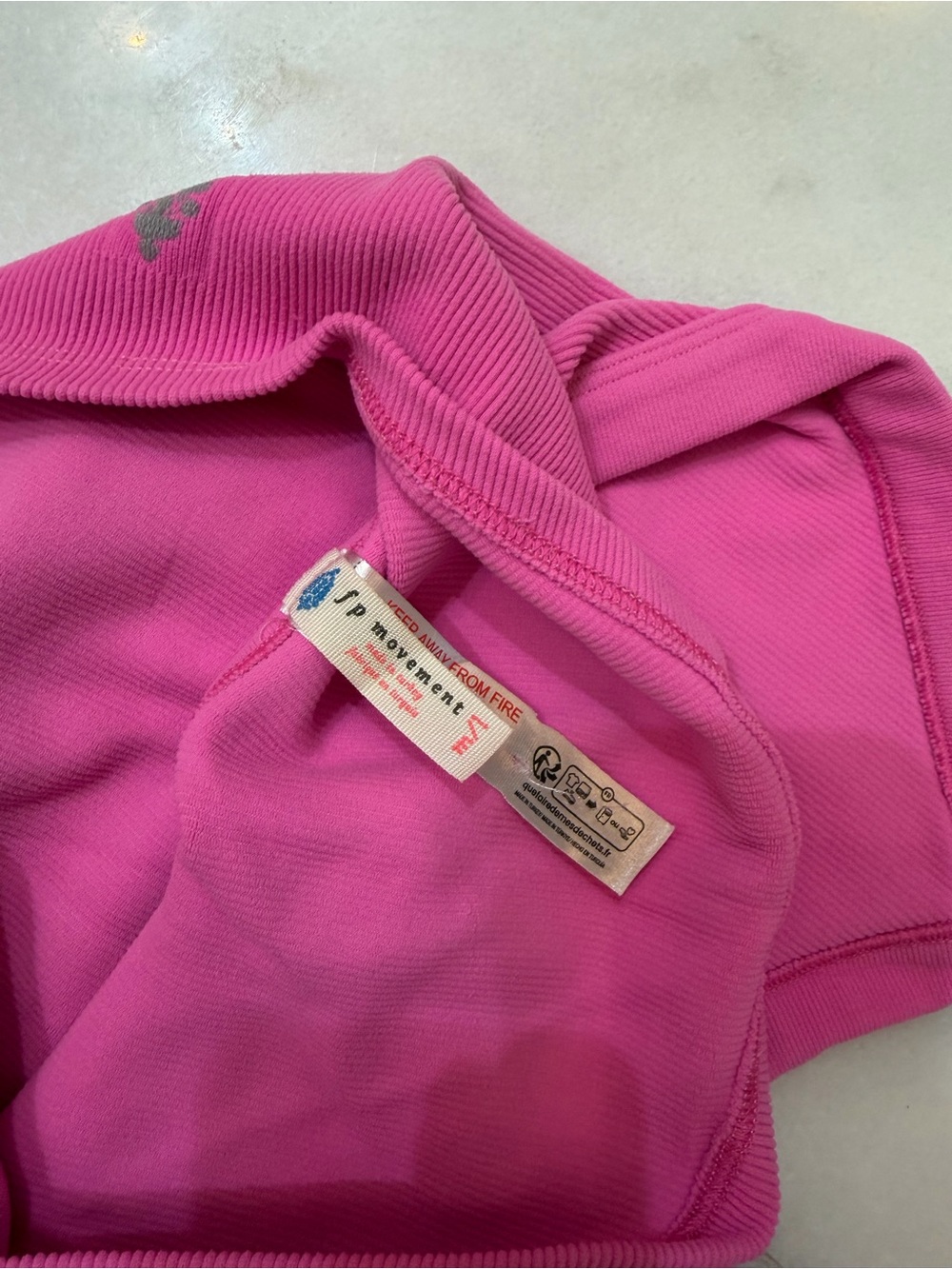 FP Movement by Free People Hot Pink Ribbed Tank Top - Picture 3 of 3
